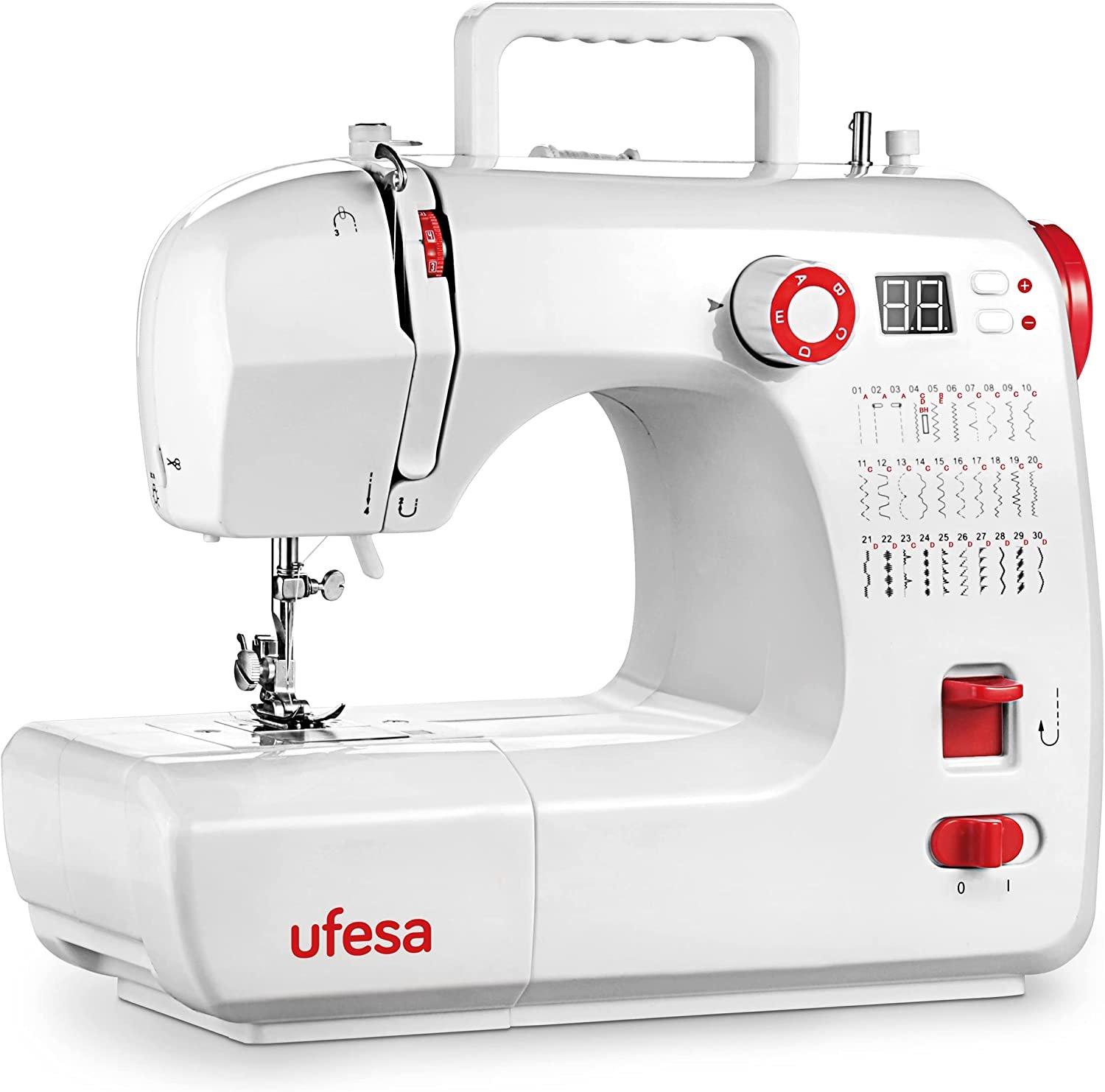 71-hFRIrcDL._AC_SL1500_.jpg Ufesa SW3003 Facile Machine à Coudre avec 30 Points