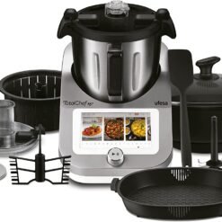 Ufesa TotalChef RK7 Robot de Cuisine Multifonctions Inteligent , WIFI, 30 Fonctions, 4.5L, Écran Tactile 7 Pouces, Balance Integrée, Livre de Recettes Interactif
