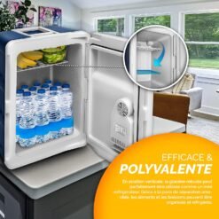 tillvex Glacière électrique 40L avec des roulettes